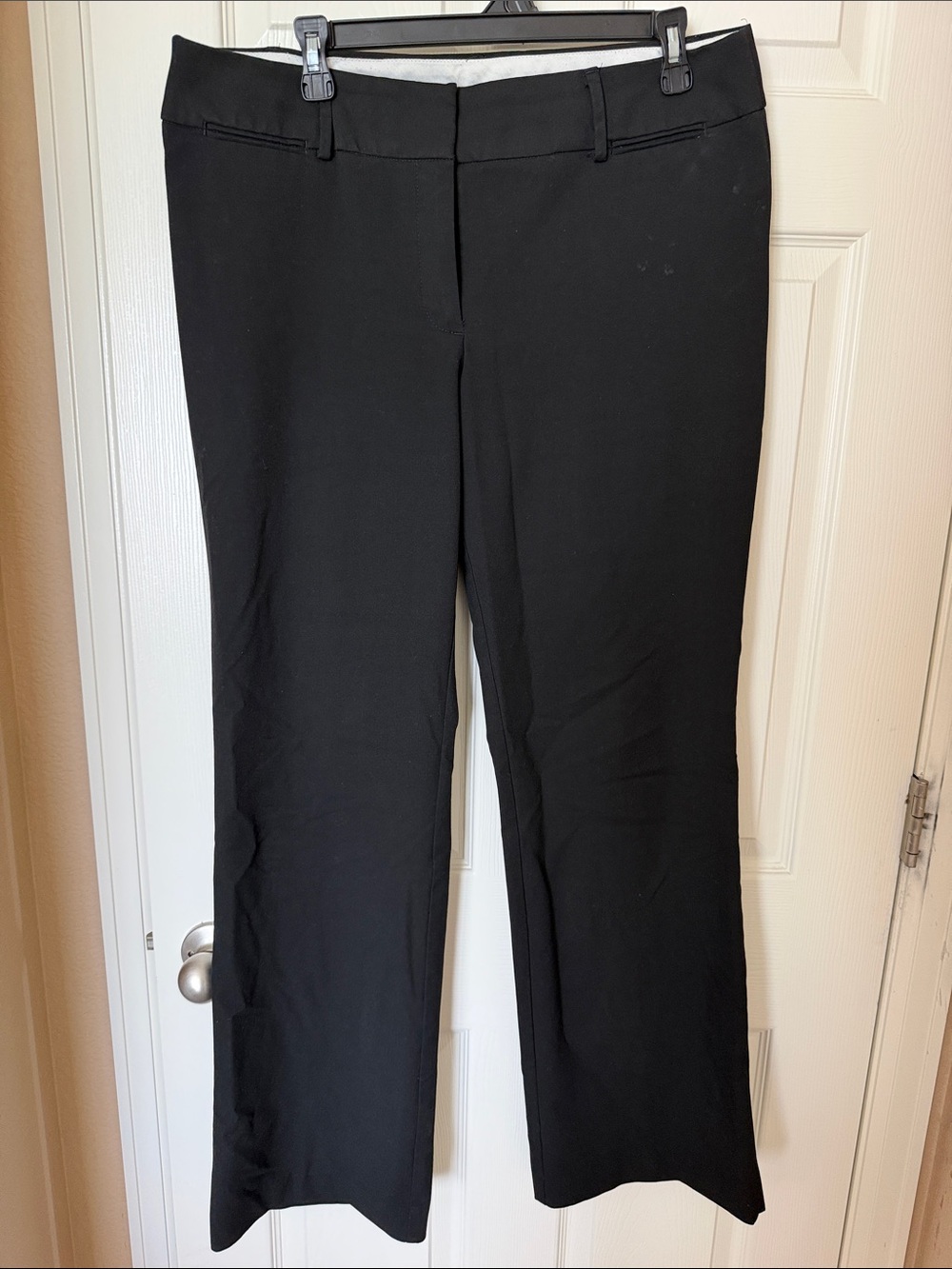 LOFT Black Women's Straight-Leg Dress Trousers